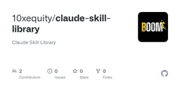 10xequity/claude-skill-library logo
