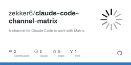 zekker6/claude-code-channel-matrix logo
