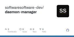 softwaresoftware-dev/daemon-manager logo